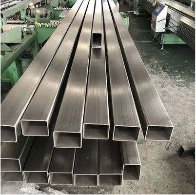 304 316 316l 201 tubería de acero inoxidable rectangular 202 304l