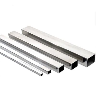 Tubo de acero inoxidable rectangular cuadrado ASTM JIS 201 304 304L 310 316L 2205